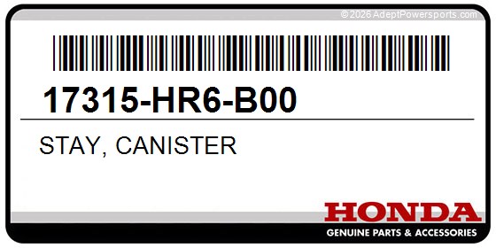 Honda 17315-HR6-B00 Stay, Canister