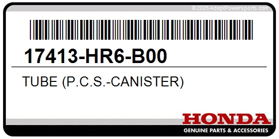 Honda 17413-HR6-B00 Tube (P.C.S.-Canister)