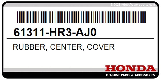 Honda 61311-HR3-AJ0 Rubber, Center, Cover