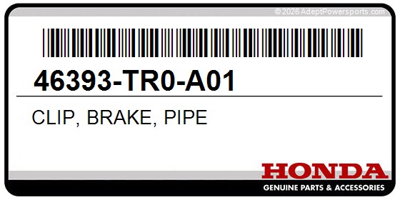 Honda 46393-TR0-A01 Clip, Brake, Pipe