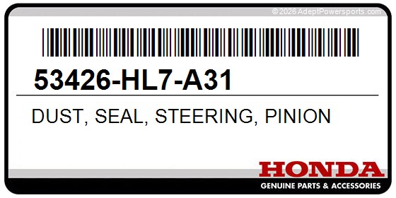 Honda 53426-HL7-A31 Dust, Seal, Steering, Pinion