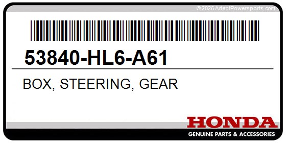 Honda 53840-HL6-A61 Box, Steering, Gear