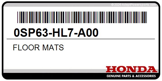 Honda 0SP63-HL7-A00 Floor Mats