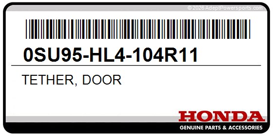 Honda 0SU95-HL4-104R11 Tether, Door