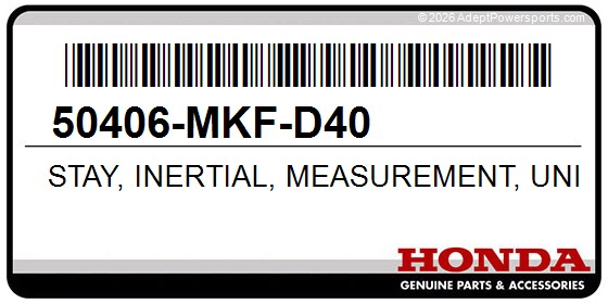 Honda 50406-MKF-D40 Stay, Inertial, Measurement, Unit