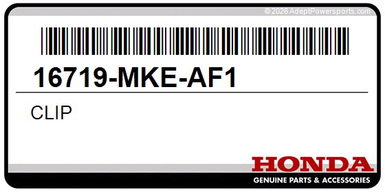 Honda 16719-MKE-AF1 Clip