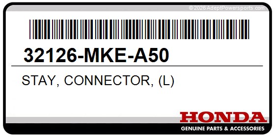 Honda 32126-MKE-A50 Stay, Connector, (L)