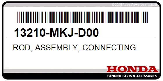 Honda 13210-MKJ-D00 Rod, Assembly, Connecting