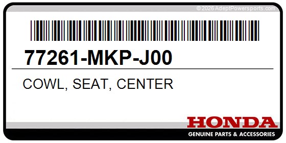 Honda 77261-MKP-J00 Cowl, Seat, Center