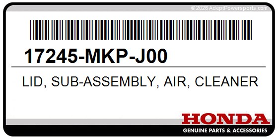Honda 17245-MKP-J00 Lid, Sub-Assembly, Air, Cleaner