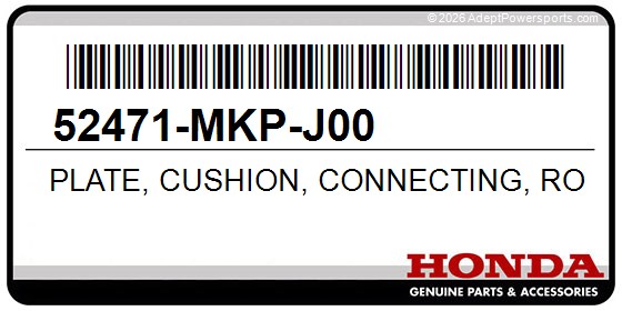 Honda 52471-MKP-J00 Plate, Cushion, Connecting, Rod