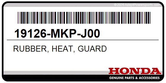 Honda 19126-MKP-J00 Rubber, Heat, Guard