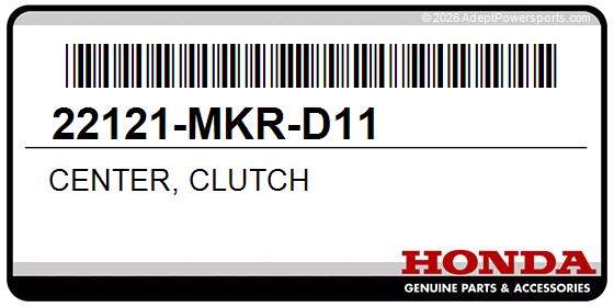Honda 22121-MKR-D11 Center, Clutch