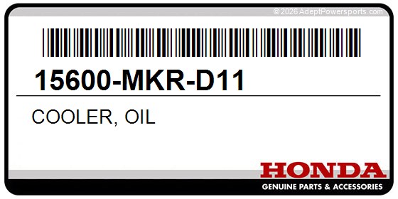 Honda 15600-MKR-D11 Cooler, Oil