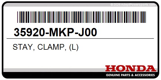 Honda 35920-MKP-J00 Stay, Clamp, (L)