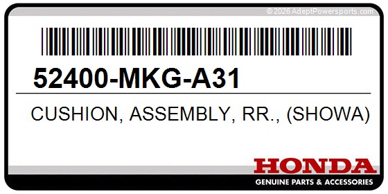 Honda 52400-MKG-A31 Cushion, Assembly, Rr., (Showa)
