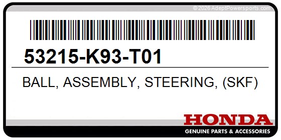 Honda 53215-K93-T01 Ball, Assembly, Steering, (Skf)