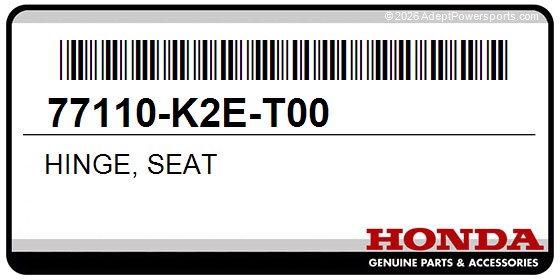 Honda 77110-K2E-T00 Hinge, Seat