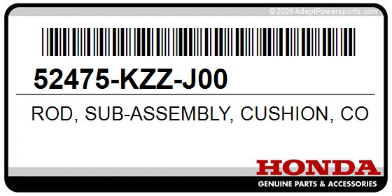 Honda 52475-KZZ-J00 Rod, Sub-Assembly, Cushion, Connecting