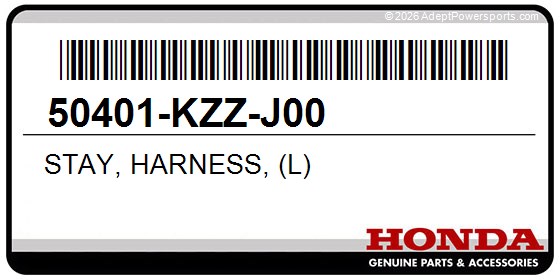 Honda 50401-KZZ-J00 Stay, Harness, (L)