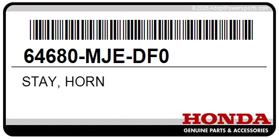 Honda 64680-MJE-DF0 Stay, Horn