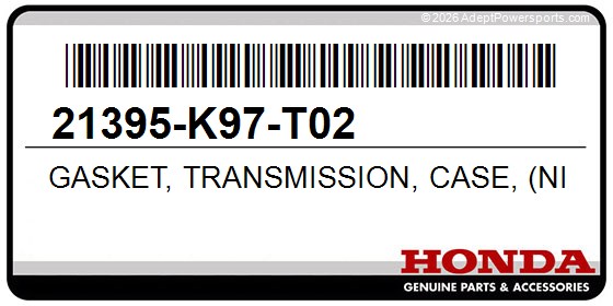 Honda 21395-K97-T02 Gasket, Transmission, Case, (Nichias)