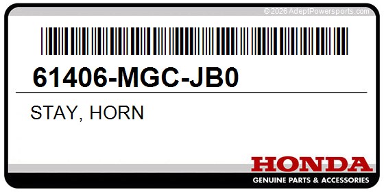 Honda 61406-MGC-JB0 Stay, Horn