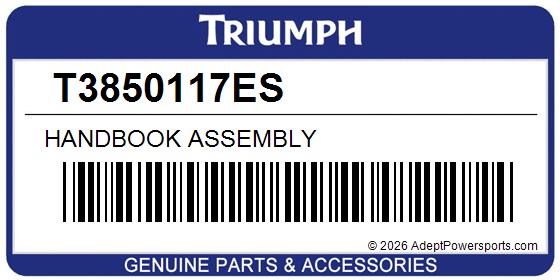 Triumph T3850117ES Handbook Assembly