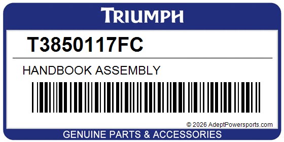 Triumph T3850117FC Handbook Assembly