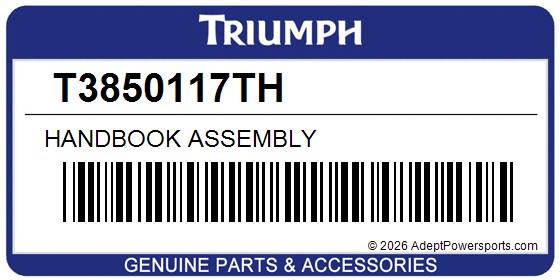 Triumph T3850117TH Handbook Assembly