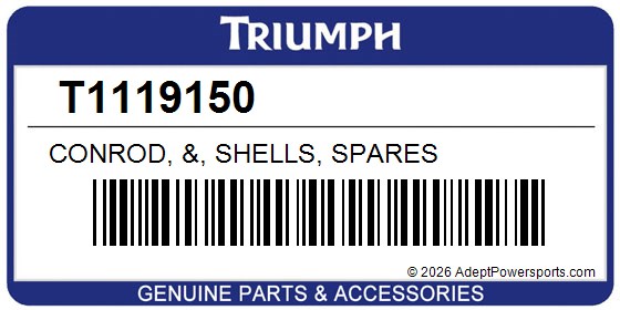 Triumph T1119150 Conrod, &, Shells, Spares