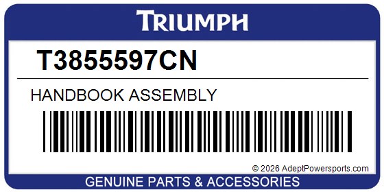Triumph T3855597CN Handbook Assembly