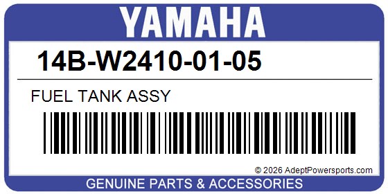 Yamaha 14B-W2410-01-05 Fuel Tank Assy