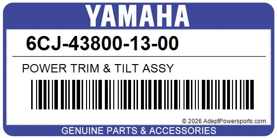 Yamaha 6CJ-43800-13-00 Power Trim & Tilt Assy