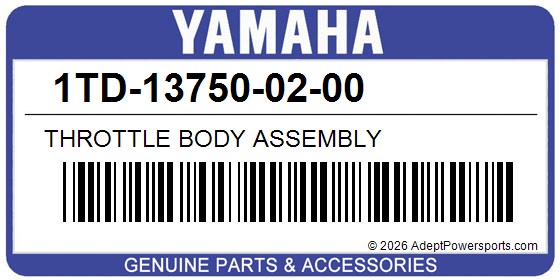Yamaha 1TD-13750-02-00 Throttle Body Assembly