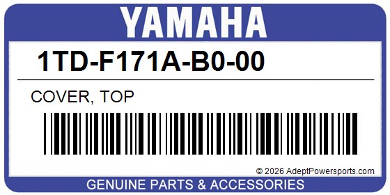 Yamaha 1TD-F171A-B0-00 Cover, Top