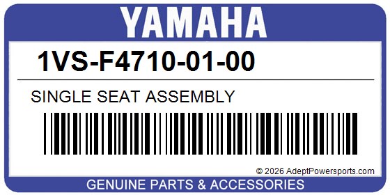 Yamaha 1VS-F4710-01-00 Single Seat Assembly