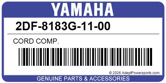 Yamaha 2DF-8183G-11-00 Cord Comp.