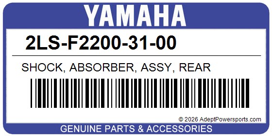 Yamaha 2LS-F2200-31-00 Shock, Absorber, Assy, Rear