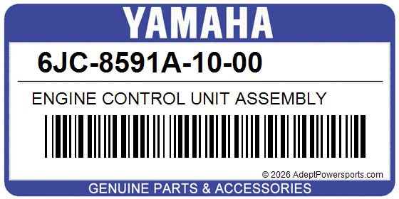 Yamaha 6JC-8591A-10-00 Engine Control Unit Assembly