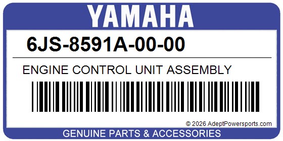Yamaha 6JS-8591A-00-00 Engine Control Unit Assembly