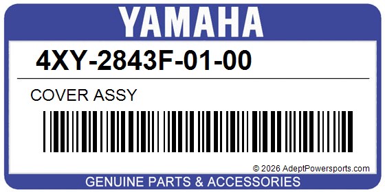Yamaha 4XY-2843F-01-00 Cover Assy