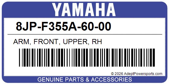 Yamaha 8JP-F355A-60-00 Arm, Front, Upper, Rh