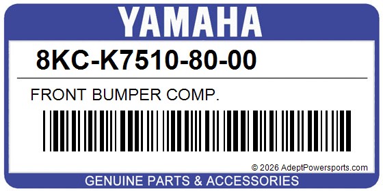 Yamaha 8KC-K7510-80-00 Front Bumper Comp.