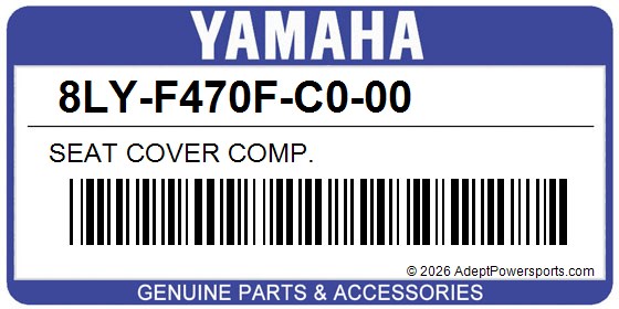 Yamaha 8LY-F470F-C0-00 Seat Cover Comp.