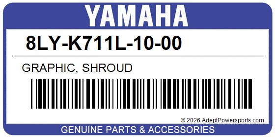 Yamaha 8LY-K711L-10-00 Graphic, Shroud