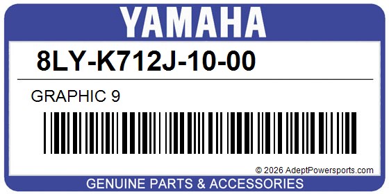 Yamaha 8LY-K712J-10-00 Graphic 9
