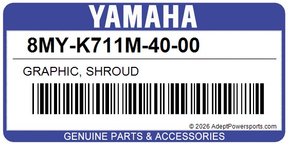 Yamaha 8MY-K711M-40-00 Graphic, Shroud