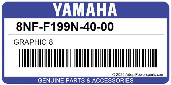 Yamaha 8NF-F199N-40-00 Graphic 8