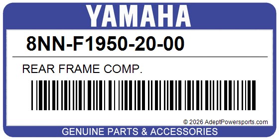 Yamaha 8NN-F1950-20-00 Rear Frame Comp.